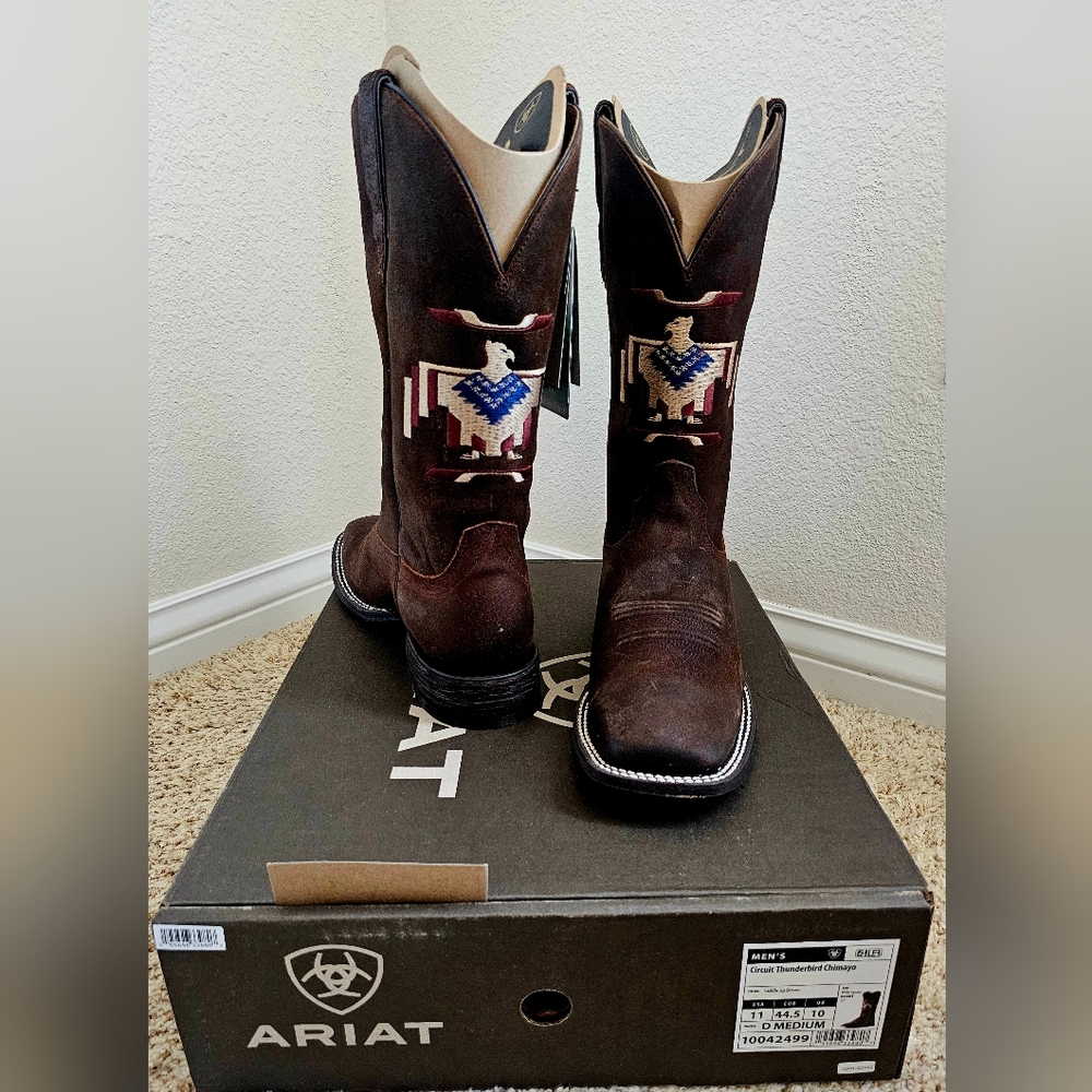 Ariats mens cowboy boots Size 11 - Picture 6 of 8